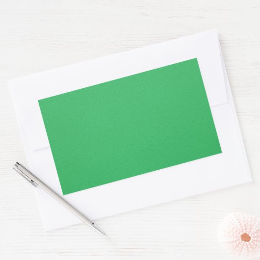 Trendy Green Grainy Background Rechthoekige Sticker (Envelop)