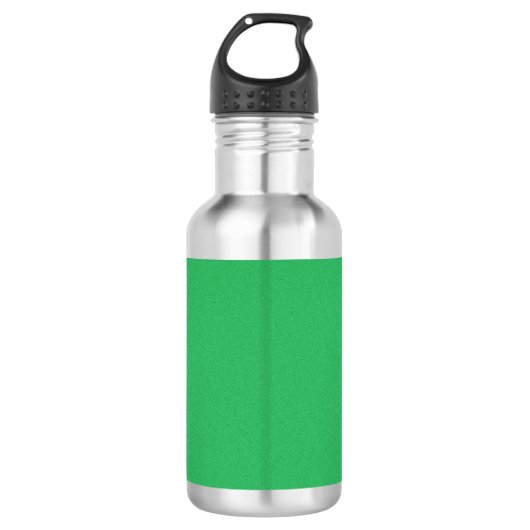 Trendy Green Grainy Background Waterfles (Voorkant)