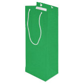 Trendy Green Grainy Background Wijn Cadeautas (Achterkant Gekanteld)