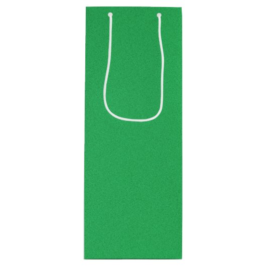 Trendy Green Grainy Background Wijn Cadeautas (Voorkant)