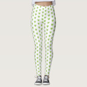 Trendy Green Heart Leggings (Voorkant)