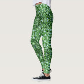 Trendy Green Stylish Modern Feestdagen Leggings (Links)