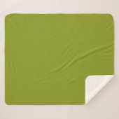 Trendy Green (vaste kleur) Sherpa Deken (Voorkant (horizontaal))