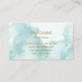 Trendy Green Waterverf Visitekaartje (Achterkant)