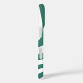 Trendy Green Wavy Line Case for iPhone 16 & iPad  (Achterkant / Rechts)