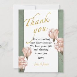 trendy greenery dank u voor uw uitnodiging