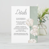 trendy greenery Enclosure Invitation Kaart (Staand voorkant)