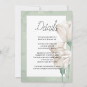 trendy greenery Enclosure Invitation Kaart (Voorkant)