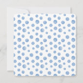 Trendy Greenery Jungle Safari Animals Baby Shower Kaart (Achterkant)