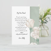 trendy    greeneryy zal mijn bruidsmeisje zijn kaart (Staand voorkant)