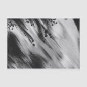 Trendy Grey/Black Abstract, ontkoppelingspagboek Tissuepapier (Voorkant)