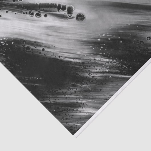 Trendy Grey/Black Abstract, ontkoppelingspagboek Tissuepapier (Detail)