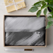 Trendy Grey/Black Abstract, ontkoppelingspagboek Tissuepapier (Geschenk)