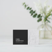 Trendy Grey Brick aantrekkelijk Visitekaartje (Staand voorkant)