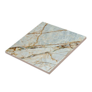 Trendy Grey Brown Marble Stone - uniek Tegeltje