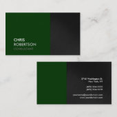 Trendy Grey Green Attractive Visitekaartje (Voorkant / Achterkant)