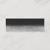 Trendy Grey Green Trainer Skinny Visitekaartje (Achterkant)