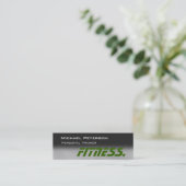 Trendy Grey Green Trainer Skinny Visitekaartje (Staand voorkant)