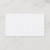 Trendy Grey Stripes Geometric Pattern Modern Chic Visitekaartje (Achterkant)