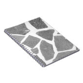 Trendy Grey White Tile Pattern Notitieboek (Rechterzijde)