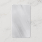 Trendy grijs afgeronde hoek Visitekaartje (Achterkant)