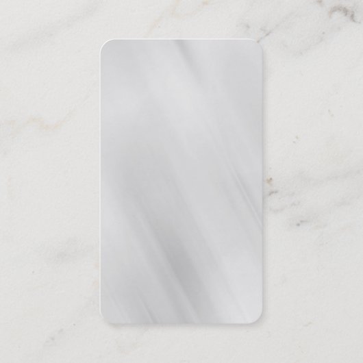 Trendy grijs afgeronde hoek Visitekaartje (Achterkant)