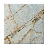 Trendy grijs bruin marmeren steen - Uniek Tegeltje (Voorkant)