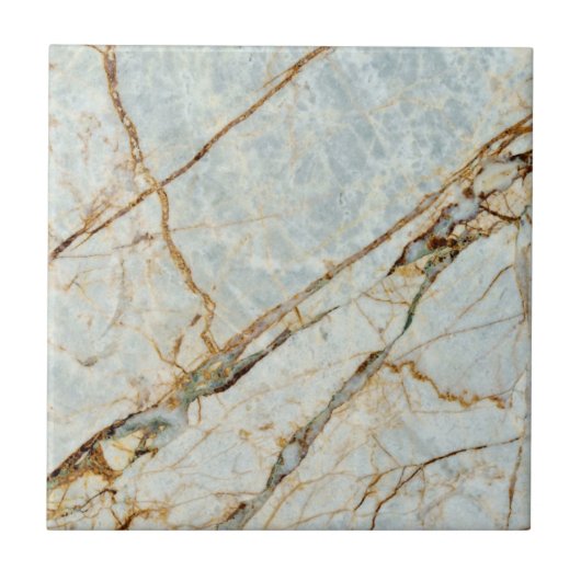 Trendy grijs bruin marmeren steen - Uniek Tegeltje (Voorkant)