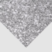Trendy grijs en wit sprankelende glitter tissuepapier (Detail)