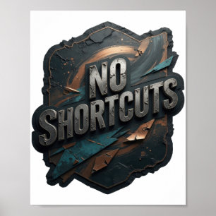 Trendy Grijs GEEN SNEKKE WEGE Poster