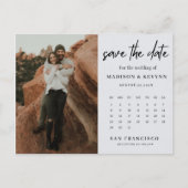 Trendy grijs Moderne en minimalistische bruiloft Aankondigingskaart (Voorkant)