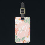 Trendy grillige Retro Summer Daisy Bagagelabel<br><div class="desc">Dit trendy en schattige bagagelabel heeft een retro daisy design. Dit mooie ontwerp heeft ook een plek waar je de naam,  het monogram en de details van je meisje kunt toevoegen. Het perfecte bloemontwerp voor uw zomervakantie,  geweldig voor kinderen en volwassenen.</div>