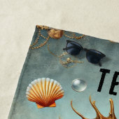 TRENDY GRILLIGE STEAMPUNK ZEEPAARDJE, GEPERSONALIS STRANDLAKEN (In situ)