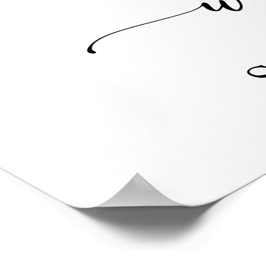 Trendy groen bos baby dieren welkom poster (Hoek)