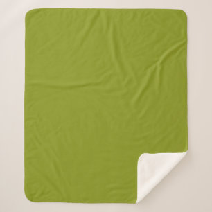 Trendy Groen (effen kleur) Sherpa Deken