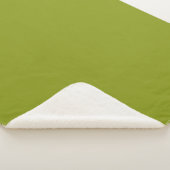 Trendy Groen (effen kleur) Sherpa Deken (3/4)