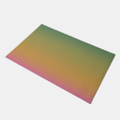 Trendy groen geel roze verloop deurmat (Schuin)