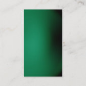 Trendy groen verticaal uniek visitekaartje (Achterkant)