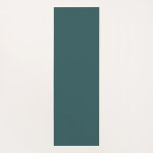 Trendy groene glitters monogram esthetisch  yogamat (Achterkant)