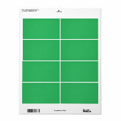 Trendy groene korrelige achtergrond etiket (Full Sheet)
