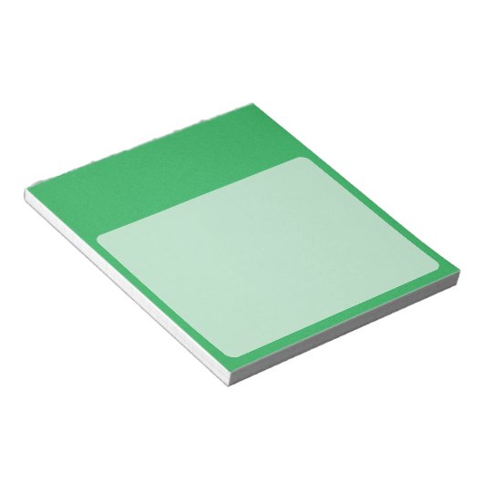 Trendy groene korrelige achtergrond notitieblok (Schuin)