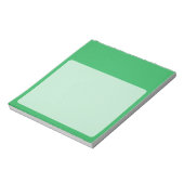 Trendy groene korrelige achtergrond notitieblok (Linkerzijde)