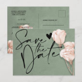 trendy groener sparen het Briefkaart van de Aankon (Voorkant / Achterkant)