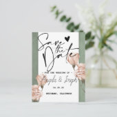 trendy groener sparen het Briefkaart van de Aankon (Staand voorkant)