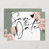 trendy groener sparen het Briefkaart van de Aankon (Voorkant / Achterkant)