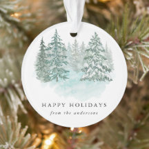 Trendy Groenery Elegante Winter Kerstfeest Partij