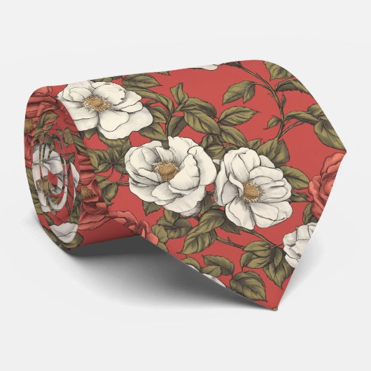 Trendy Groomsmen Gift Rose Stropdas (Opgerold)