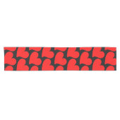 TRENDY GROOT ROOD HART ROMANTISCHE VALENTIJN KORTE TAFELLOPER (Horizontaal)