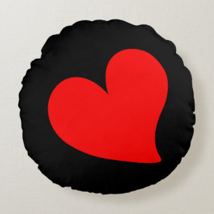TRENDY GROOT ROOD HART ROMANTISCHE VALENTIJN ROND KUSSEN