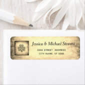 trendy grundge Irish shamrock Label (Insitu)